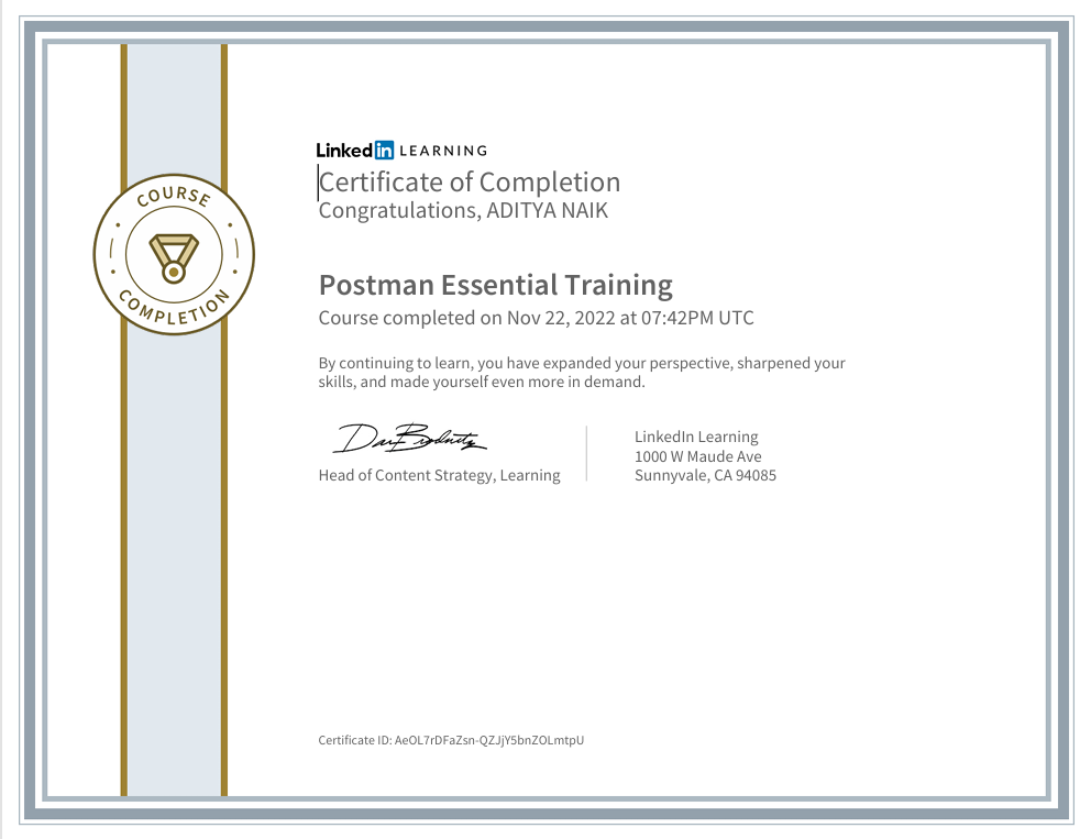 Postman Essential
